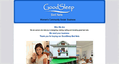 Desktop Screenshot of goodsleepnet.com